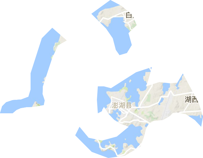 澎湖縣地形圖