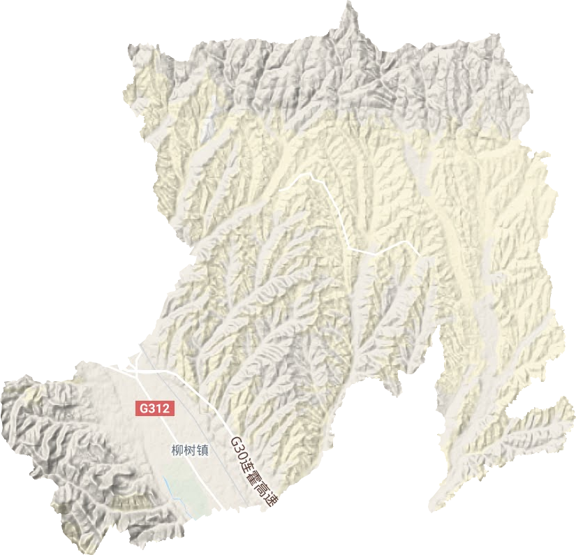 柳樹鄉(xiāng)地形圖