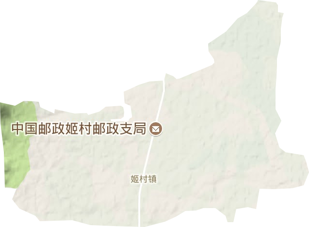 姬村鎮(zhèn)地形圖
