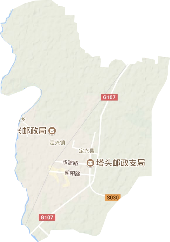 定興鎮(zhèn)地形圖