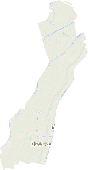 張會(huì)亭鄉(xiāng)地形圖