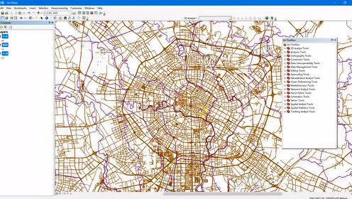 地圖矢量數據在Arcgis打開