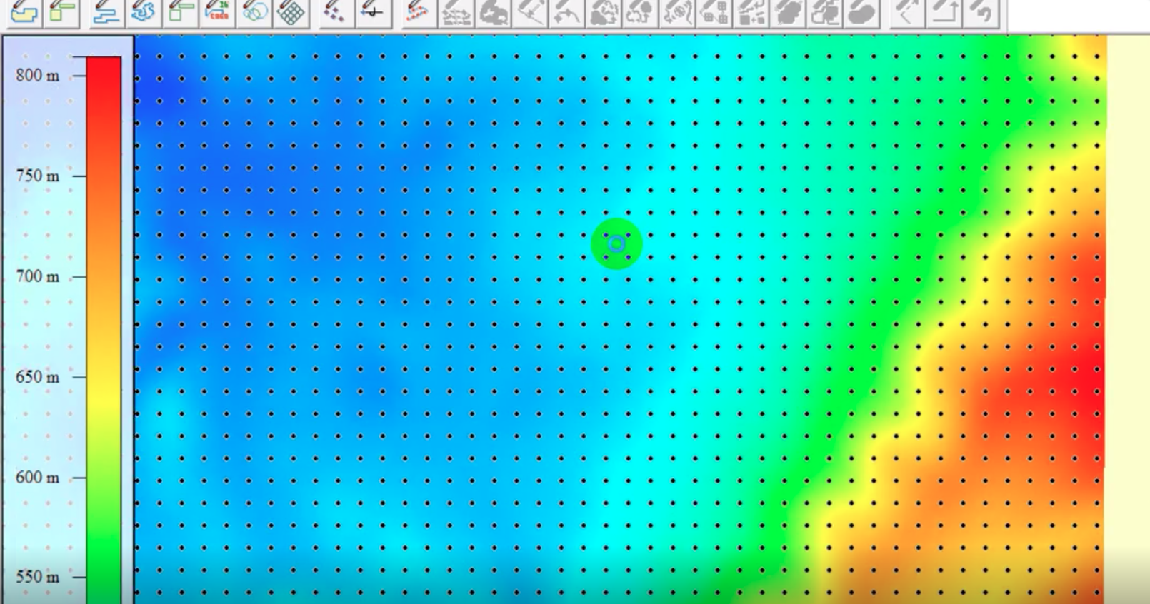 Bigemap高程點結合等高線應用到AutoCAD
