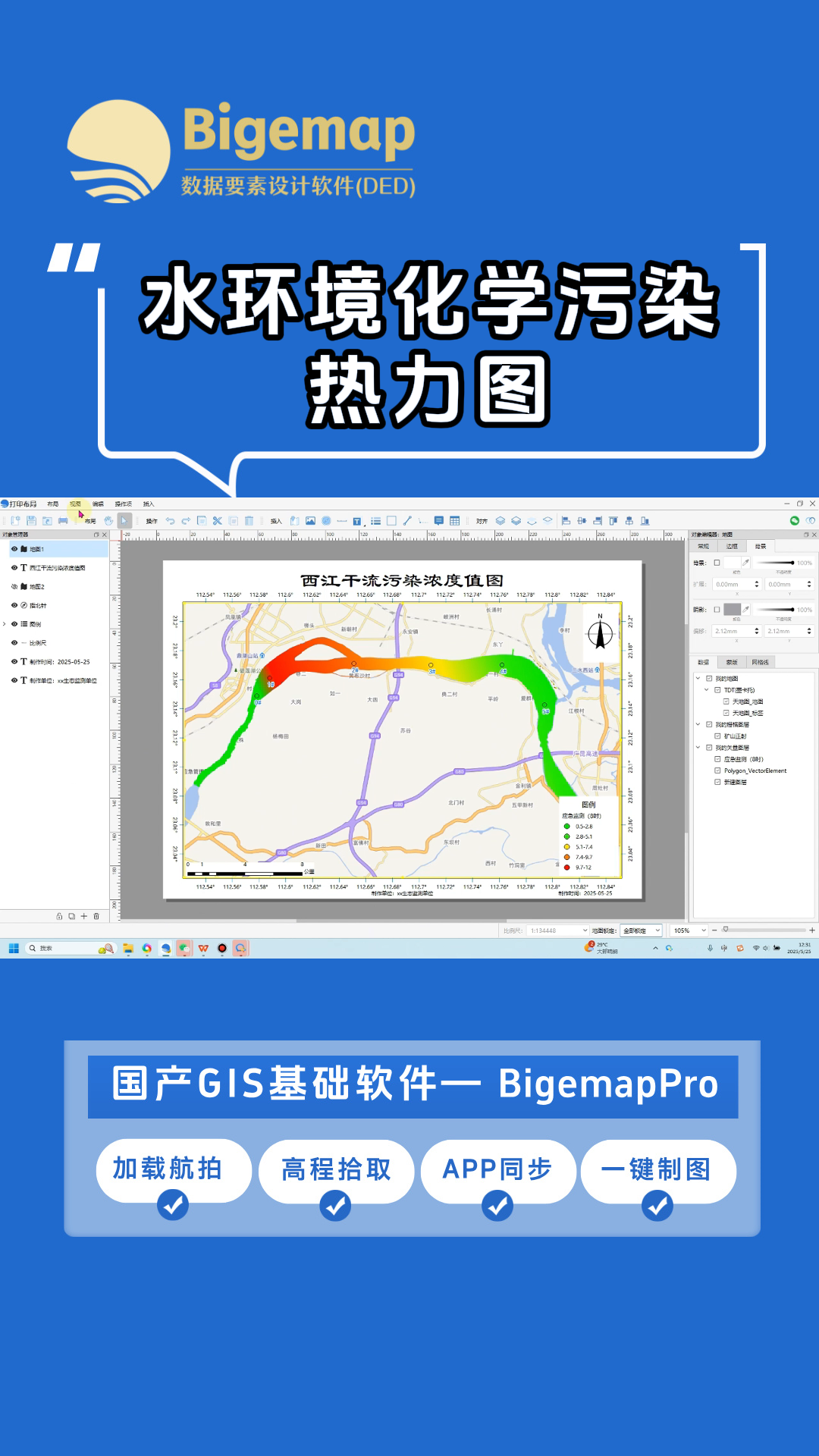 水環境化學污染熱力圖制作教程