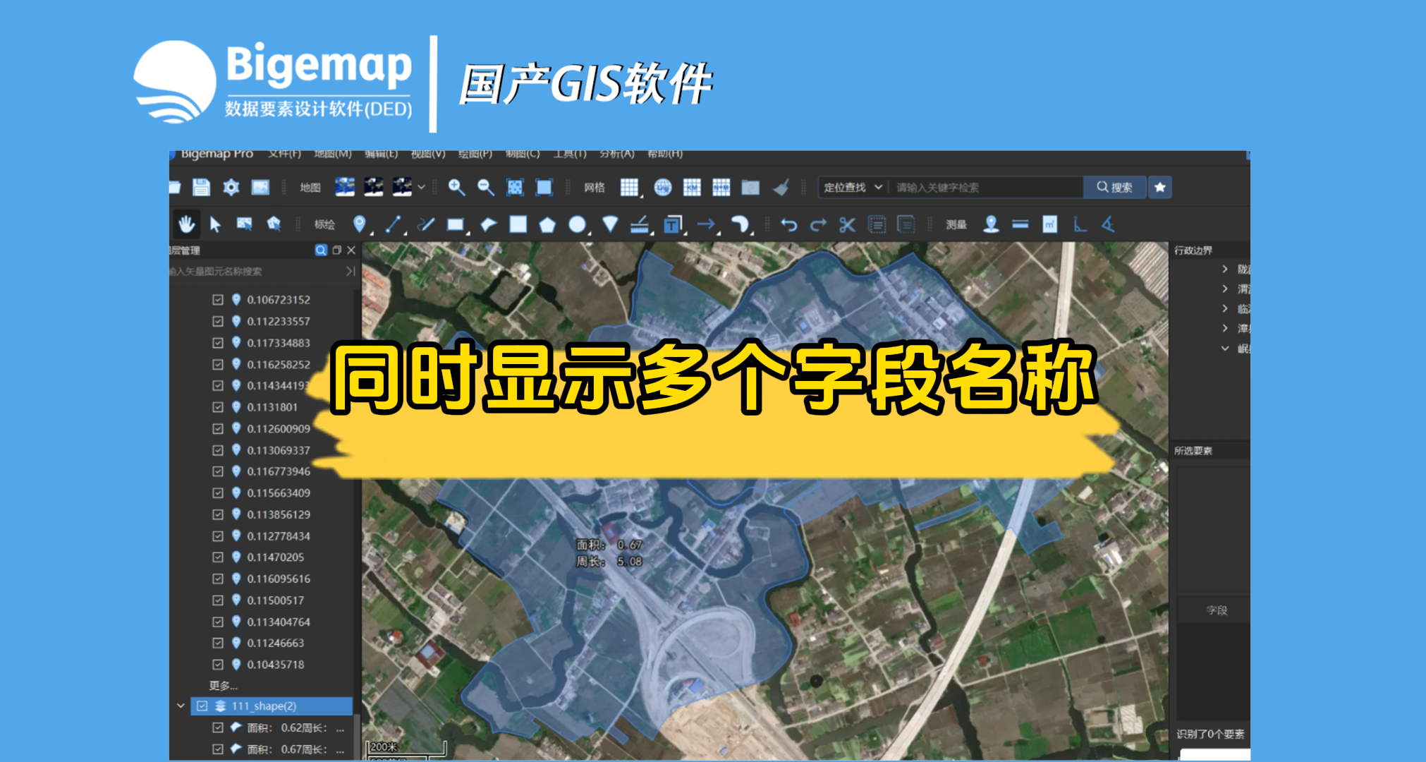 如何同時顯示多個字段名稱