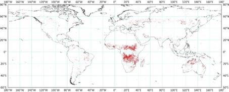 全球首幅全球30米分辨率火燒跡地分布圖