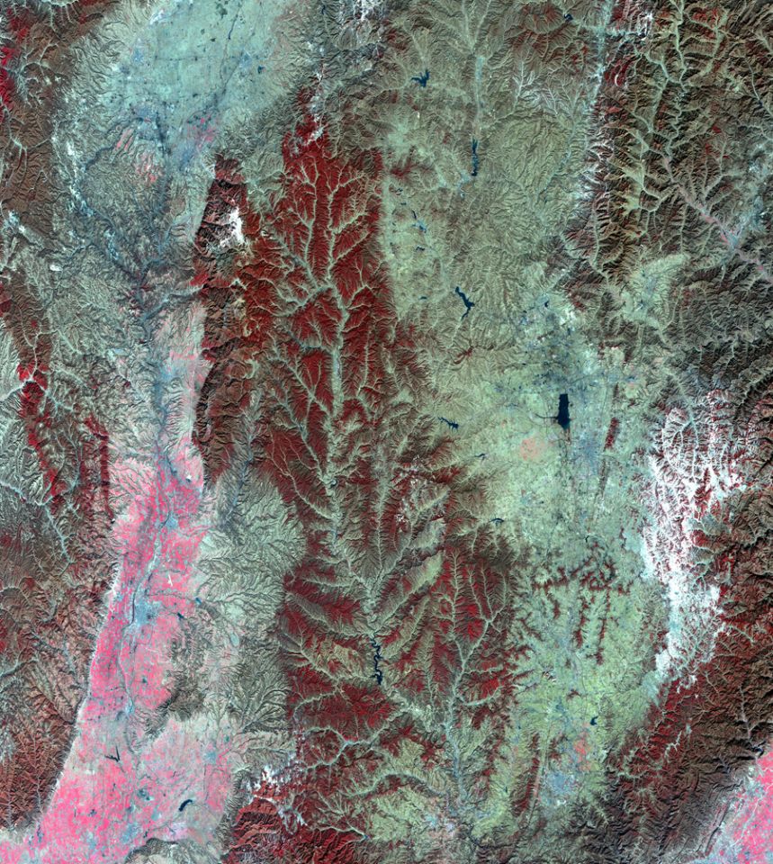 "Leaves" near Changzhi City in Shanxi province.